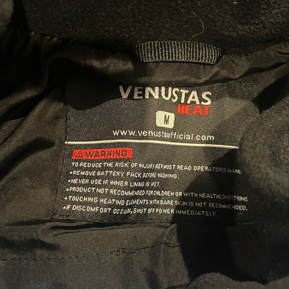 Venustas Coat Women's Medium 3 in 1 Blue Heated Jacket Battery Pack Case - Picture 5 of 8